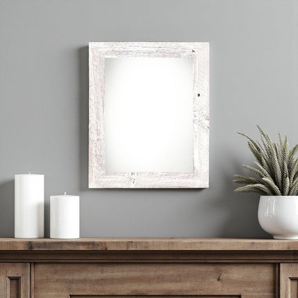 11" x 14" White Solid Wood Hanging Picture Frame HomeRoots