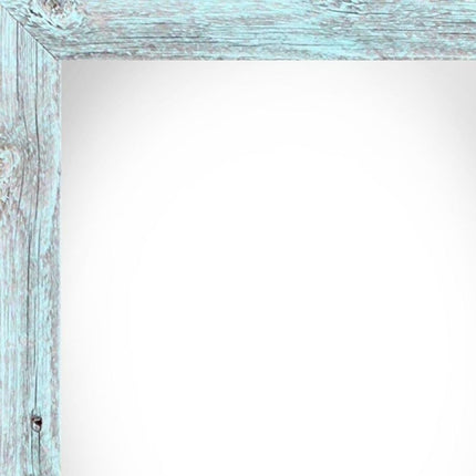 11" x 14" Blue Solid Wood Hanging Picture Frame HomeRoots