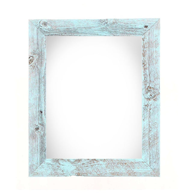 11" x 14" Blue Solid Wood Hanging Picture Frame HomeRoots