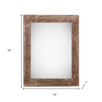 11" x 17" Espresso Solid Wood Hanging Picture Frame HomeRoots