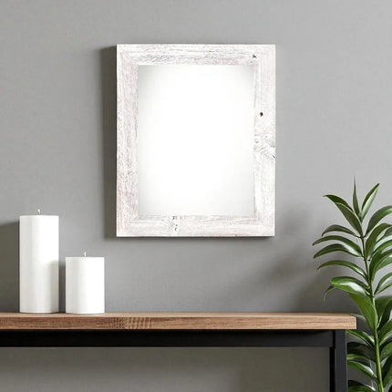9" x 12" White Solid Wood Hanging Picture Frame HomeRoots
