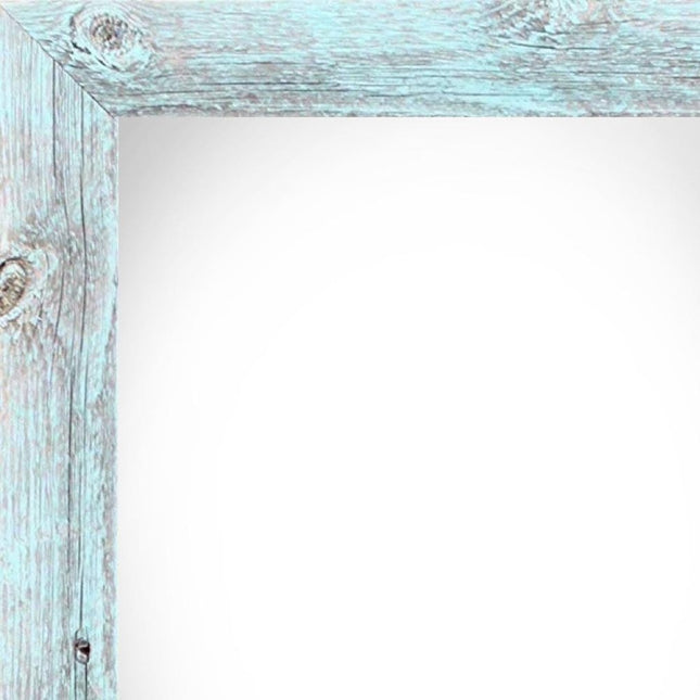 8.5" x 11" Blue Wood Hanging Picture Frame HomeRoots