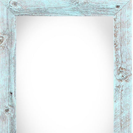 8.5" x 11" Blue Wood Hanging Picture Frame HomeRoots