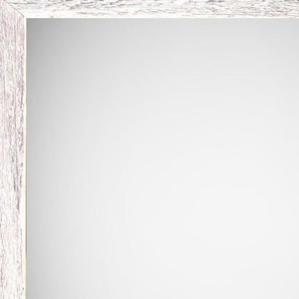 10" x 10" White Solid Wood Hanging Picture Frame HomeRoots