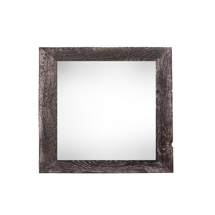 10" x 10" Black Solid Wood Hanging Picture Frame HomeRoots