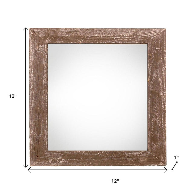 8" x 8" Espresso Solid Wood Tabletop Picture Frame HomeRoots