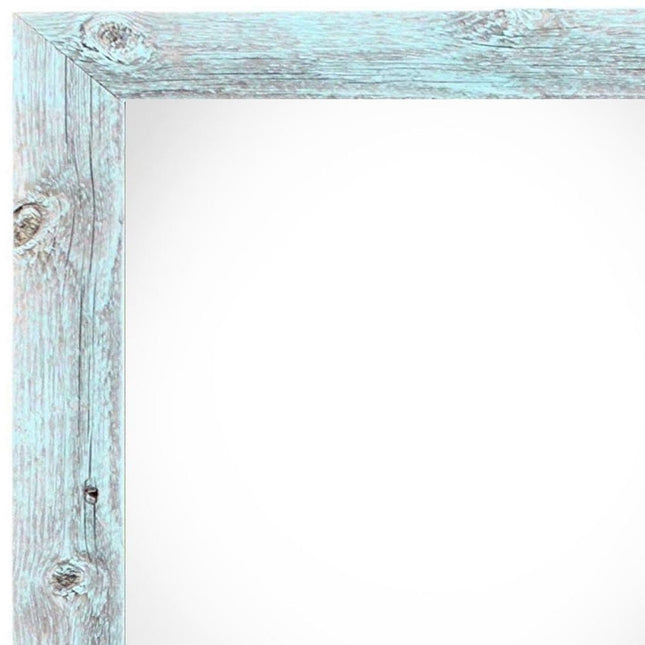 10" x 10" Blue Solid Wood Hanging Picture Frame HomeRoots