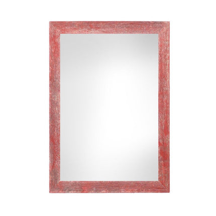 11" x 14" Red Solid Wood Hanging Picture Frame HomeRoots