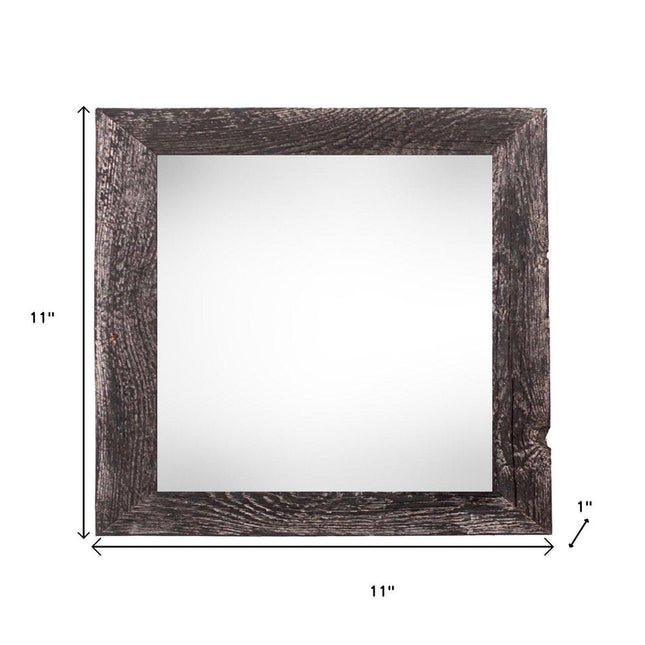 8" x 8" Black Wood Tabletop Picture Frame HomeRoots