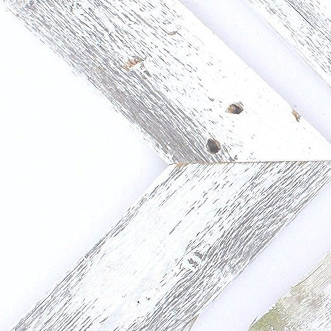 Set of Three White Distressed Wood Hanging Arrow Dimensional Sculptures HomeRoots