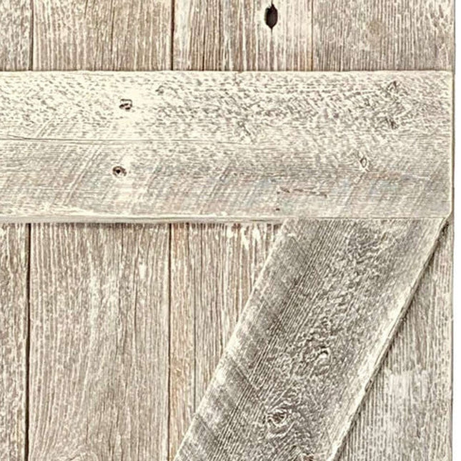 Set Of Two Rustic Weathered Grey Wood Decorative Window Shutters HomeRoots