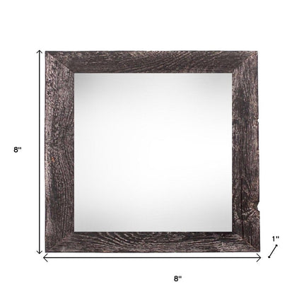 6" x 6" Black Wood Tabletop Picture Frame HomeRoots