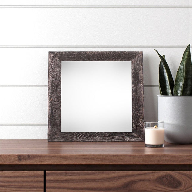 6" x 6" Black Solid Wood Tabletop Picture Frame HomeRoots