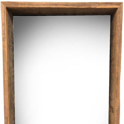 24" x 36" Red Distressed Wood Hanging or Tabletop Picture Frame HomeRoots