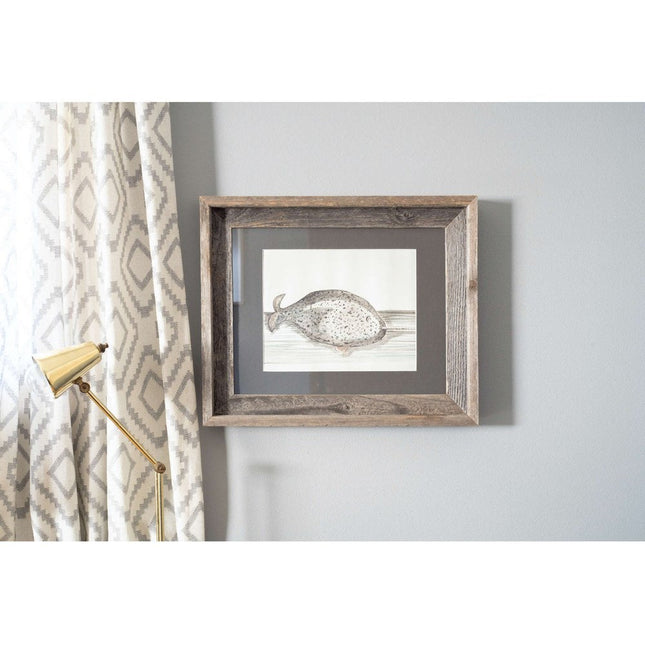 16" x 20" Gray Solid Wood Hanging Picture Frame HomeRoots