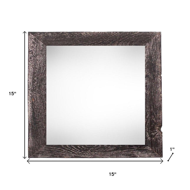 12" x 12" Black Wood Tabletop Picture Frame HomeRoots