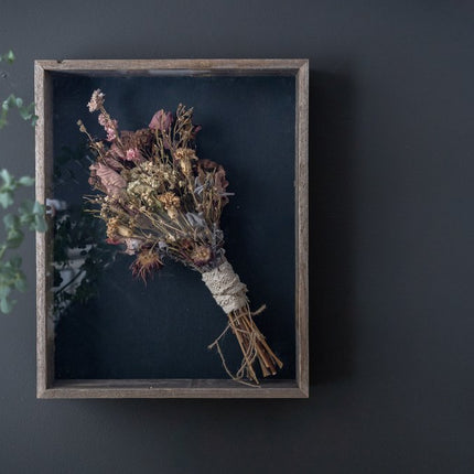 11" x 14" Gray Solid Wood Hanging Picture Frame HomeRoots