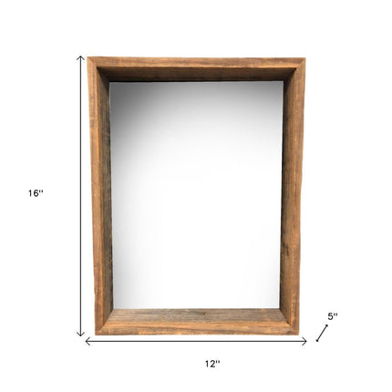 11" x 14" Gray Wood Hanging Picture Frame HomeRoots
