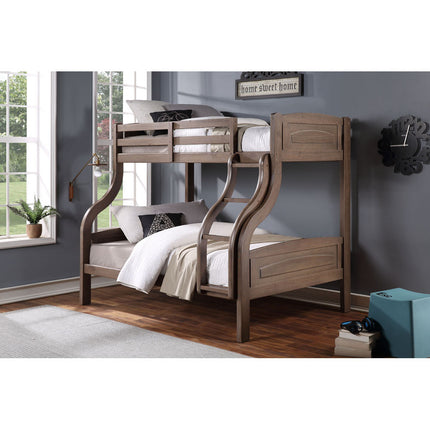 ACME 38125 Mohini Twin/Full Bunk Bed, Ash Oak