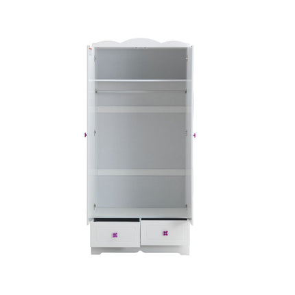 ACME 38157 Meyer Wardrobe, White