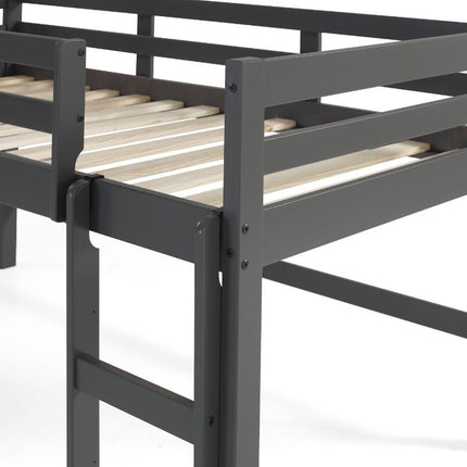 ACME 38255 Lara Twin Loft Bed, Gray Finish