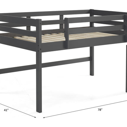 ACME 38255 Lara Twin Loft Bed, Gray Finish