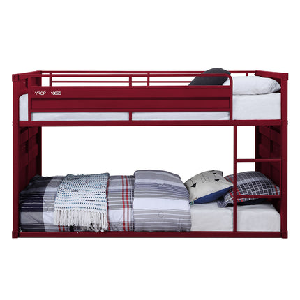 ACME 38280 Cargo Red Twin/Twin Bunk Bed  2