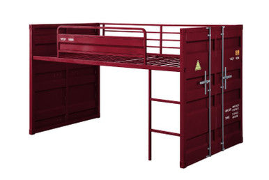 ACME 38300 Cargo Red Twin Loft Bed ACME Furniture