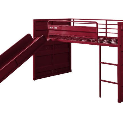 ACME 38300 Cargo Red Twin Loft Bed  1