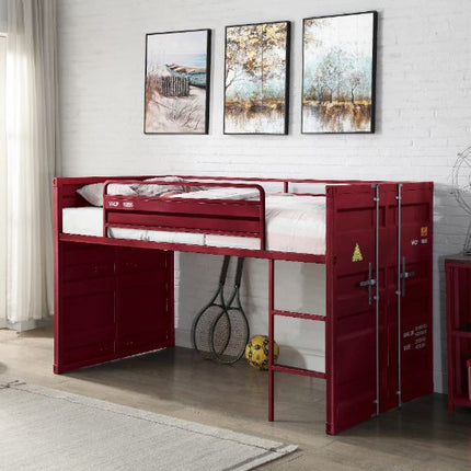 ACME 38300 Cargo Red Twin Loft Bed  4
