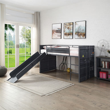 ACME 38305 Cargo Gunmetal Twin Loft Bed ACME Furniture