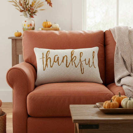 Thankful Decorative Pillow HomeRoots