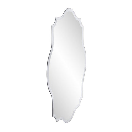 32" Clear Scalloped Edges Unframed Accent Mirror HomeRoots