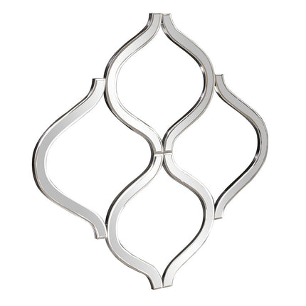 Interlocking Mirrored Curved Shapes With Beveled Edge HomeRoots