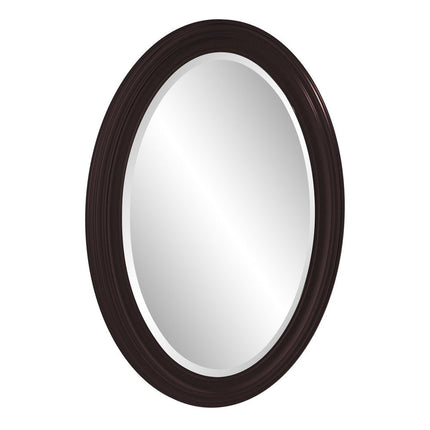 33" Bronze Oval Framed Accent Mirror HomeRoots