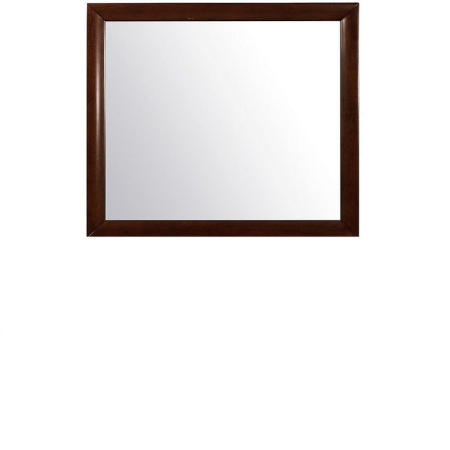 35" Merlot Framed Accent Mirror HomeRoots