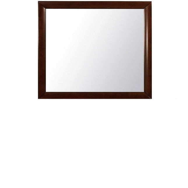 35" Merlot Framed Accent Mirror HomeRoots