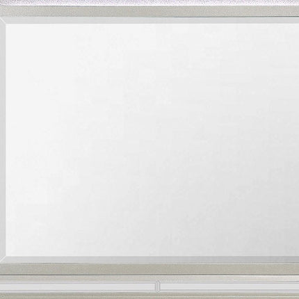38" Champagne Wood Lighted Mounted Accent Mirror HomeRoots