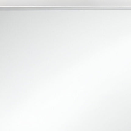 34" White Wood Framed Accent Mirror HomeRoots