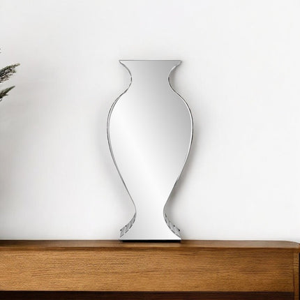 28" Clear Crystal Glass Table Vase
