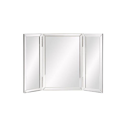 21" Gray Freestanding Framed Makeup Shaving Tabletop Mirror