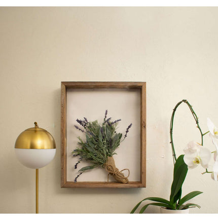 10" x 10" Gray Solid Wood Hanging Picture Frame HomeRoots