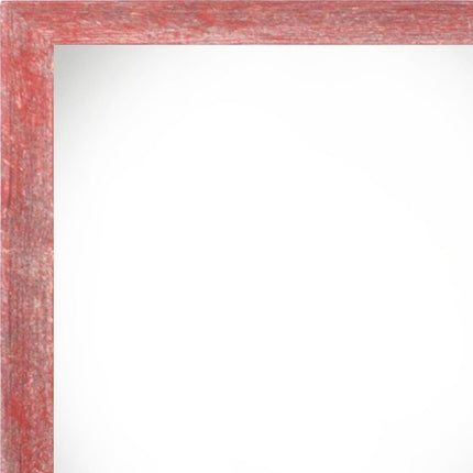 10" x 10" Red Solid Wood Hanging Picture Frame HomeRoots