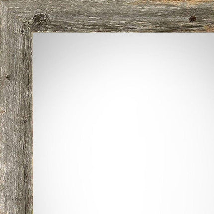 10" x 20" Gray Solid Wood Hanging Picture Frame HomeRoots