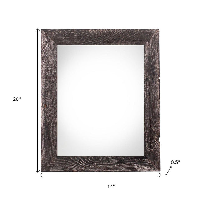 11" x 17" Black Wood Hanging Picture Frame HomeRoots