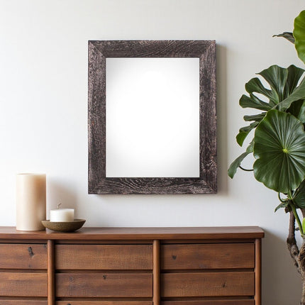 11" x 17" Black Solid Wood Hanging Picture Frame HomeRoots