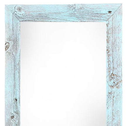 12" x 24" Blue Wood Hanging Picture Frame HomeRoots
