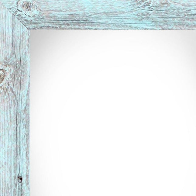 14" x 18" Blue Solid Wood Hanging Picture Frame HomeRoots