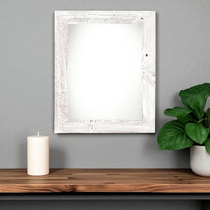 14" x 18" White Solid Wood Hanging Picture Frame HomeRoots
