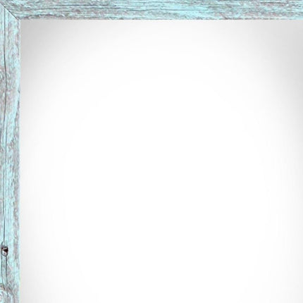 16" x 20" Blue Solid Wood Hanging Picture Frame HomeRoots